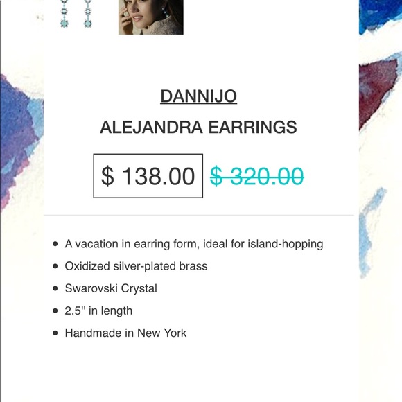 Dannijo Alejandra earrings - Picture 6 of 6